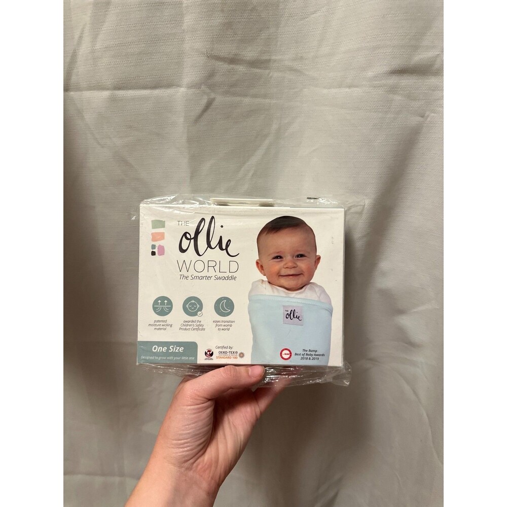 New The Ollie World The Smarter Swaddle One Size Sky Color